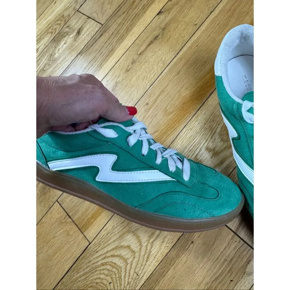 Madden Girl Womens Green Tennis Shoes Size 8M